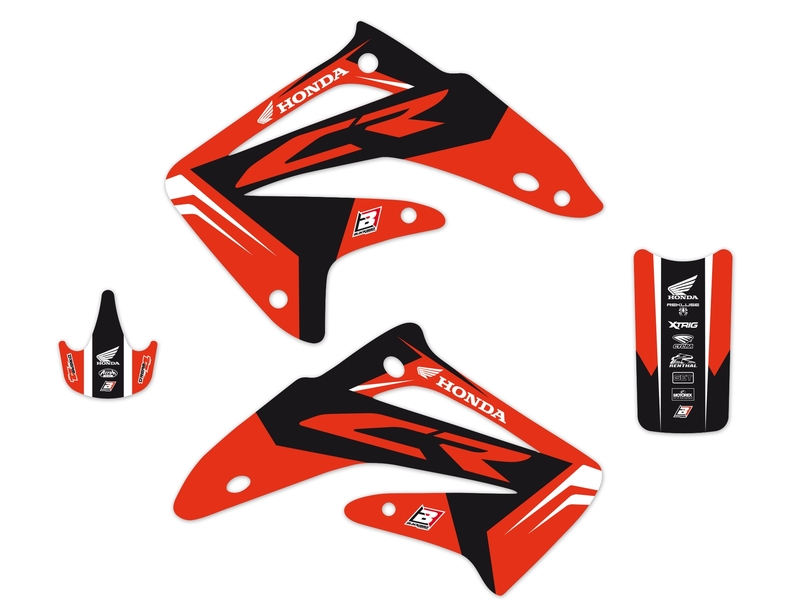 BLACKBIRD Dream Graphic 4 Deko-Kit passend für Honda CR85R