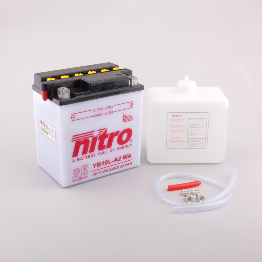 Batterie NITRO NB10L-A2 (CP) mit Säurepack 12V/11Ah [135x90x145] CCA=160A