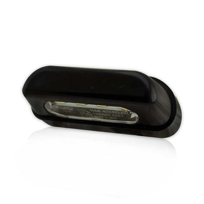 LED-Kennzeichenbeleuchtung Zest schwarz ABS LED-Kennzeichenbeleuchtung Zest schwarz ABS