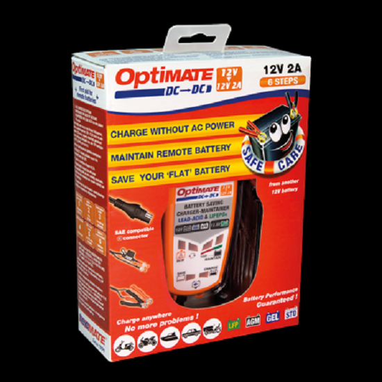 Batterieladegerät OptiMATE DC zu DC 6-stufig, von 12V Batterie zu 12V Batterie