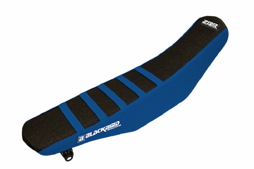 BLACKBIRD Zebra Sitzbankbezug blau/schwarz passend für Yamaha YZ450F