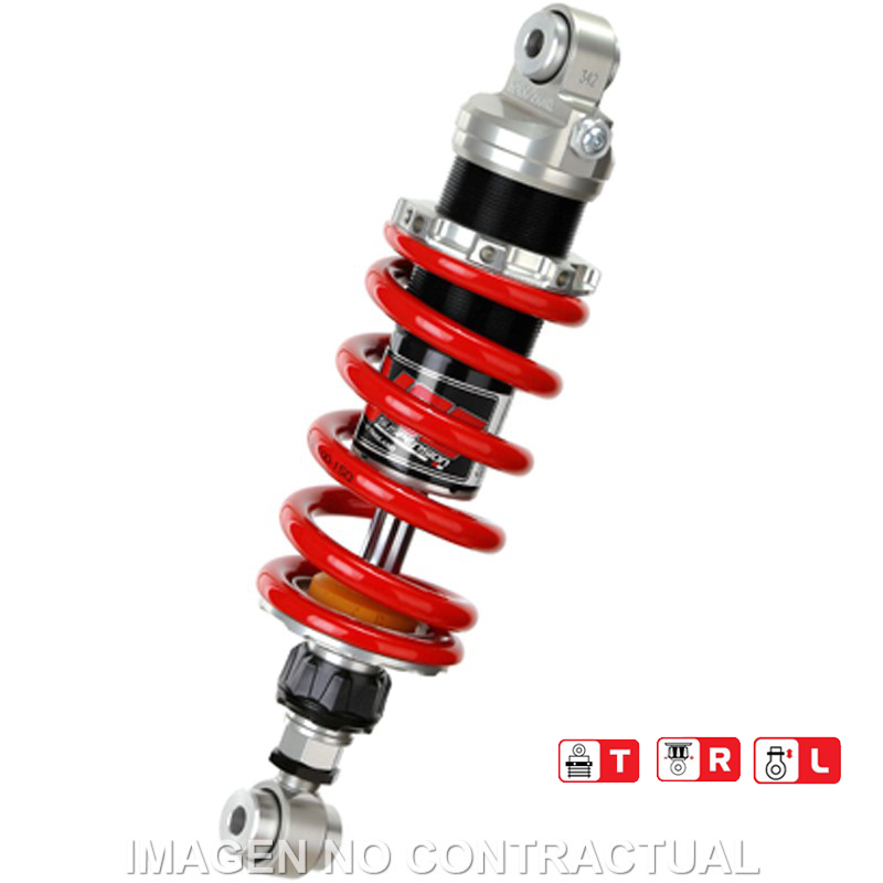 Federbein Z456-Serie Mono hinten für Kompatibel mit TRIUMPH Speed Triple 1050 (11-16) MZ456-295TRL-26-85