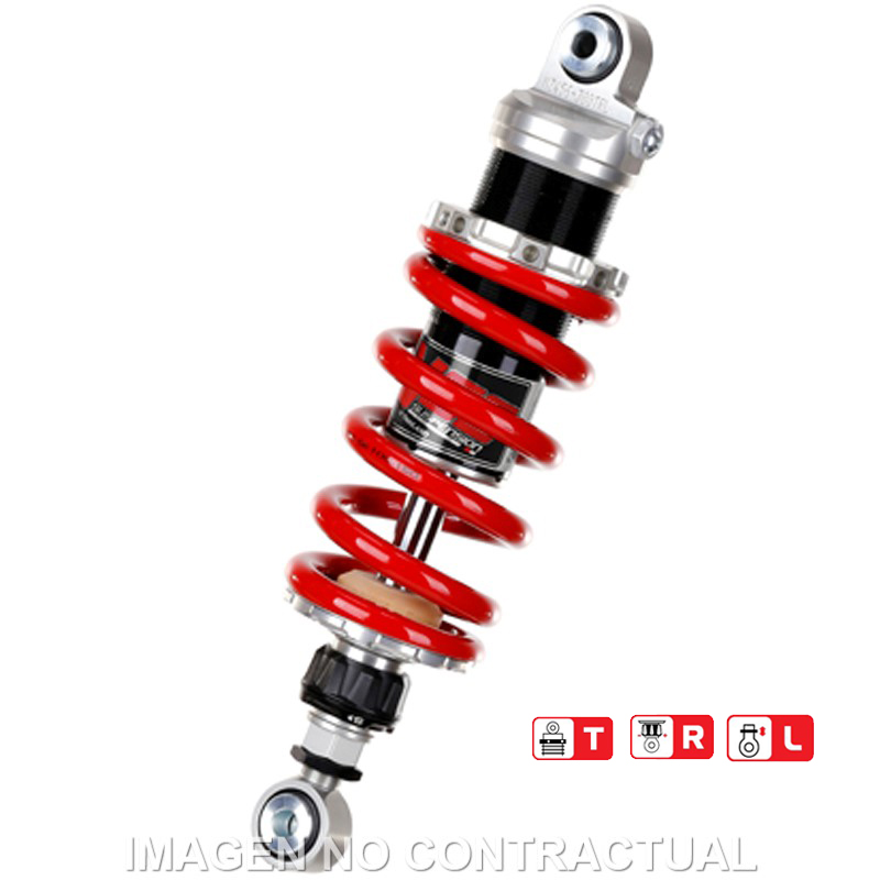 Federbein Z456-Serie Mono hinten passend für Yamaha YZF-R6 (03-05) MZ456-300TRL-02-85