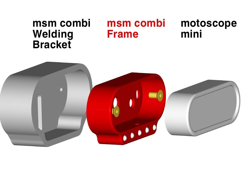 MOTOGADGET Msm combi Einschweissbecher aus VA