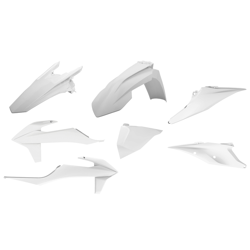 POLISPORT Plastic Kit White passend für KTM
