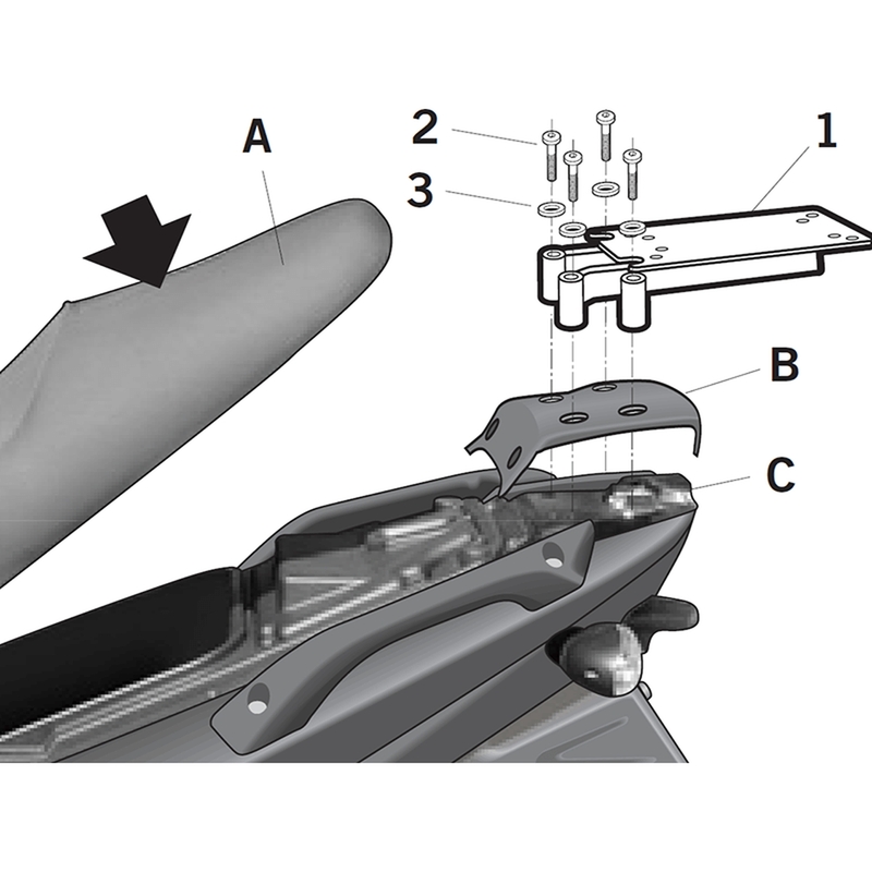 SHAD Top Master Montagesatz - Gilera SHAD Top Master Montagesatz - Gilera