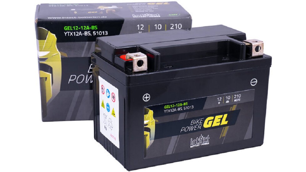 INTACT Bike Power-Batterie GEL YTX12A-BS