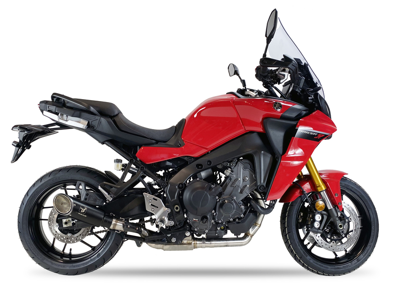IXRACE MK1 Edelstahl Edelstahl slashcut Komplettanlage, passend für Yamaha TRACER 9 21-22