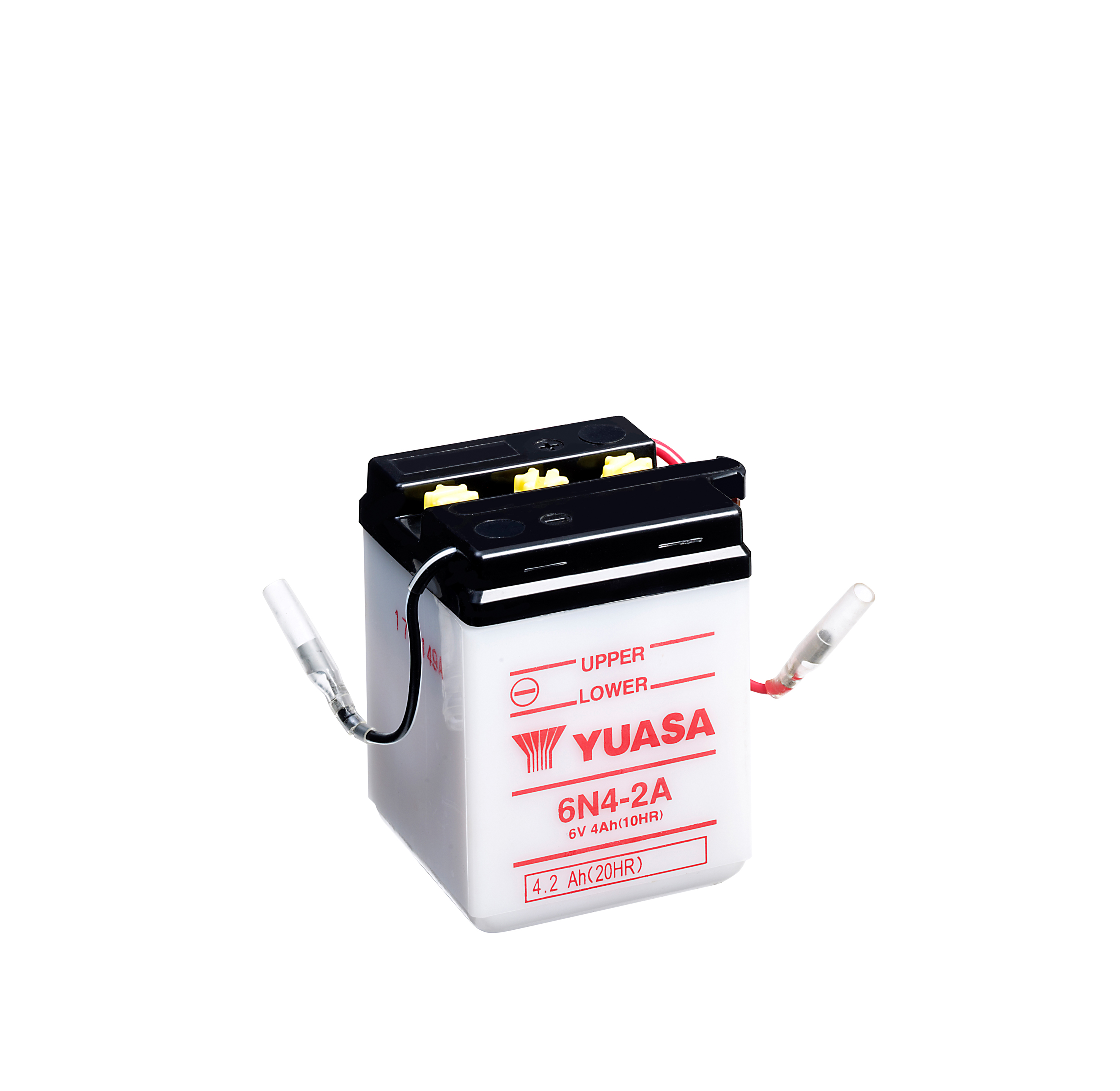 Batterie YUASA 6N4-2A (DC) ohne Säure 6V/4AH (10 Std.) [71x71x96] Säurefüllmenge 200 ml