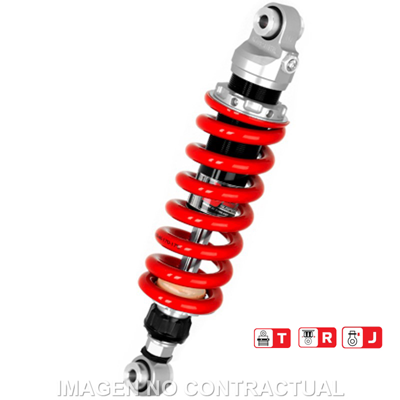 Federbein Z366-Serie Mono hinten passend für Aprilia Pegaso 650 Factory/Strada/Trail MZ366-310TRJ-22-85