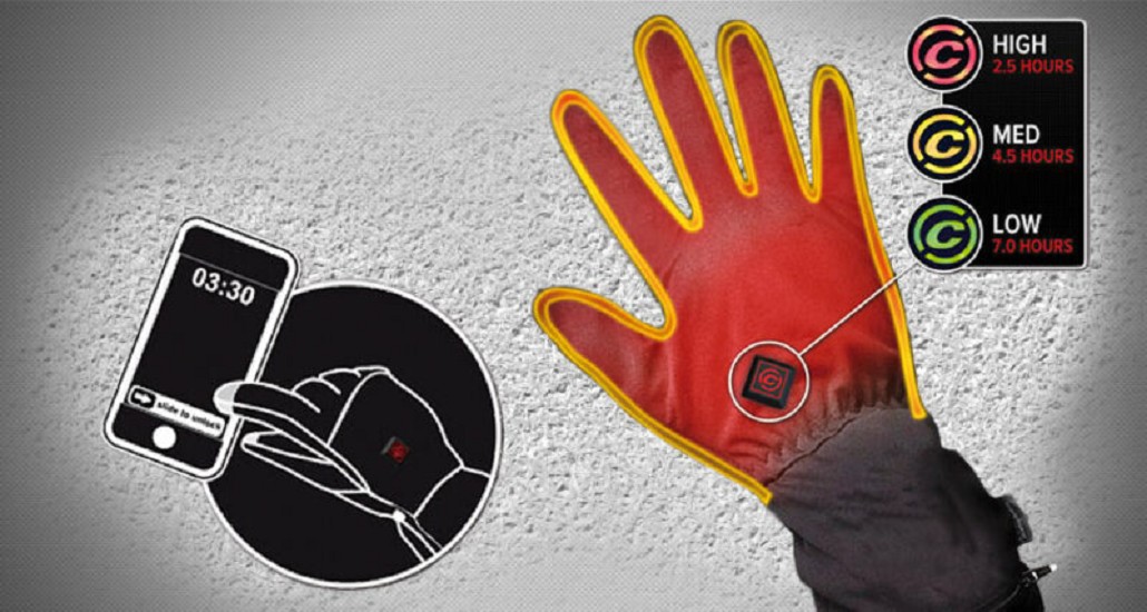 CAPIT WarmMe Outdoor Beheizbare Handschuhe schwarz Größe XL