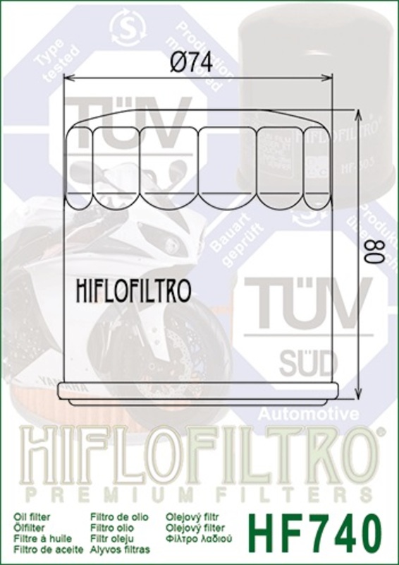 HIFLOFILTRO Ölfilter - HF740
