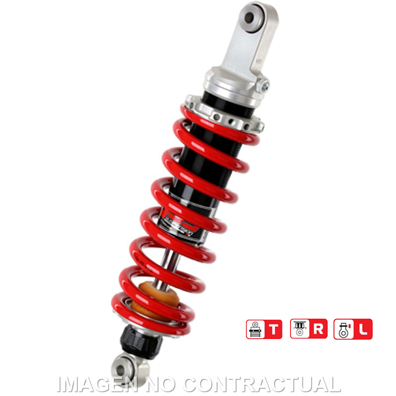 Federbein Z456-Serie Mono hinten passend für Yamaha XTZ 1200 Z Super Tenere (10-18) MZ456-350TRL-16-85