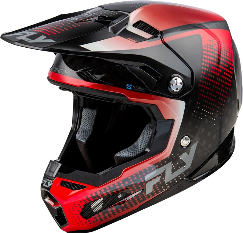FLY RACING Formula S Carbon Protocol Helm - Schwarz Carbon/Rot FLY RACING Formula S Carbon Protocol Helm - Schwarz Carbon/Rot