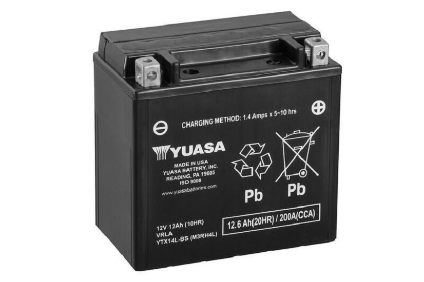YUASA Wartungsfreie Batterie mit Säurepack - YTX14L-BS YUASA Wartungsfreie Batterie mit Säurepack - YTX14L-BS