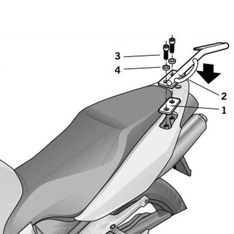 SHAD Top Master Montagesatz - passend für Honda SHAD Top Master Montagesatz - passend für Honda