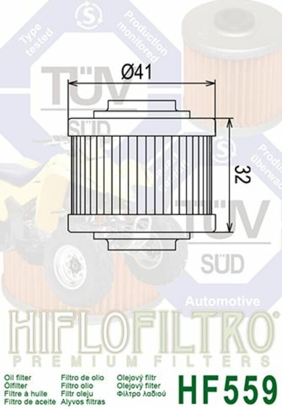 HIFLOFILTRO Ölfilter - HF559