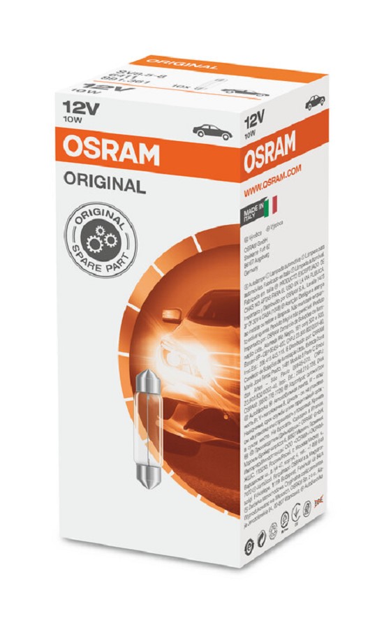 OSRAM Original Line Glühlampen 12V 10W - x10