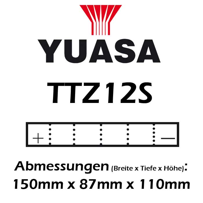 Batterie YUASA TTZ12S 11 AH MF