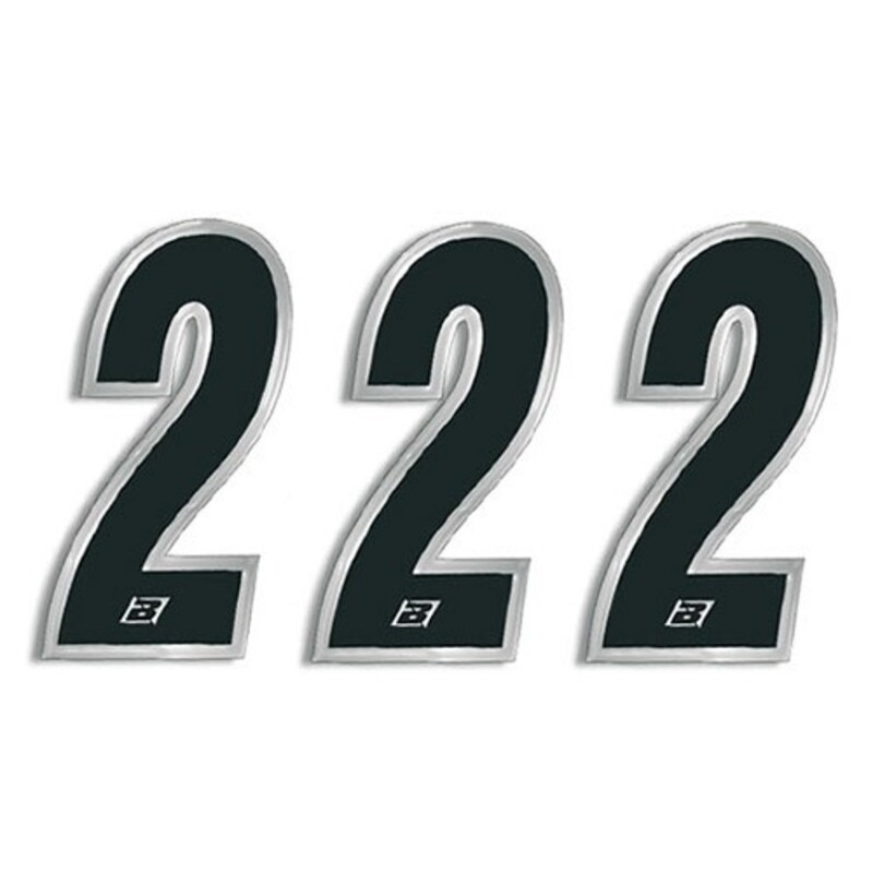 BLACKBIRD Racing Numbers - 15x7 cm BLACKBIRD Racing Numbers - 15x7 cm