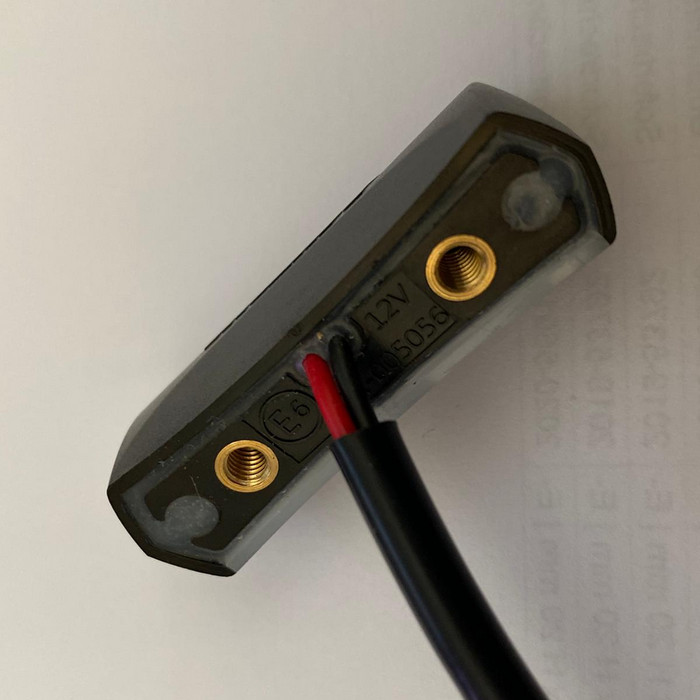LED-Kennzeichenbeleuchtung Daytona ABS schwarz