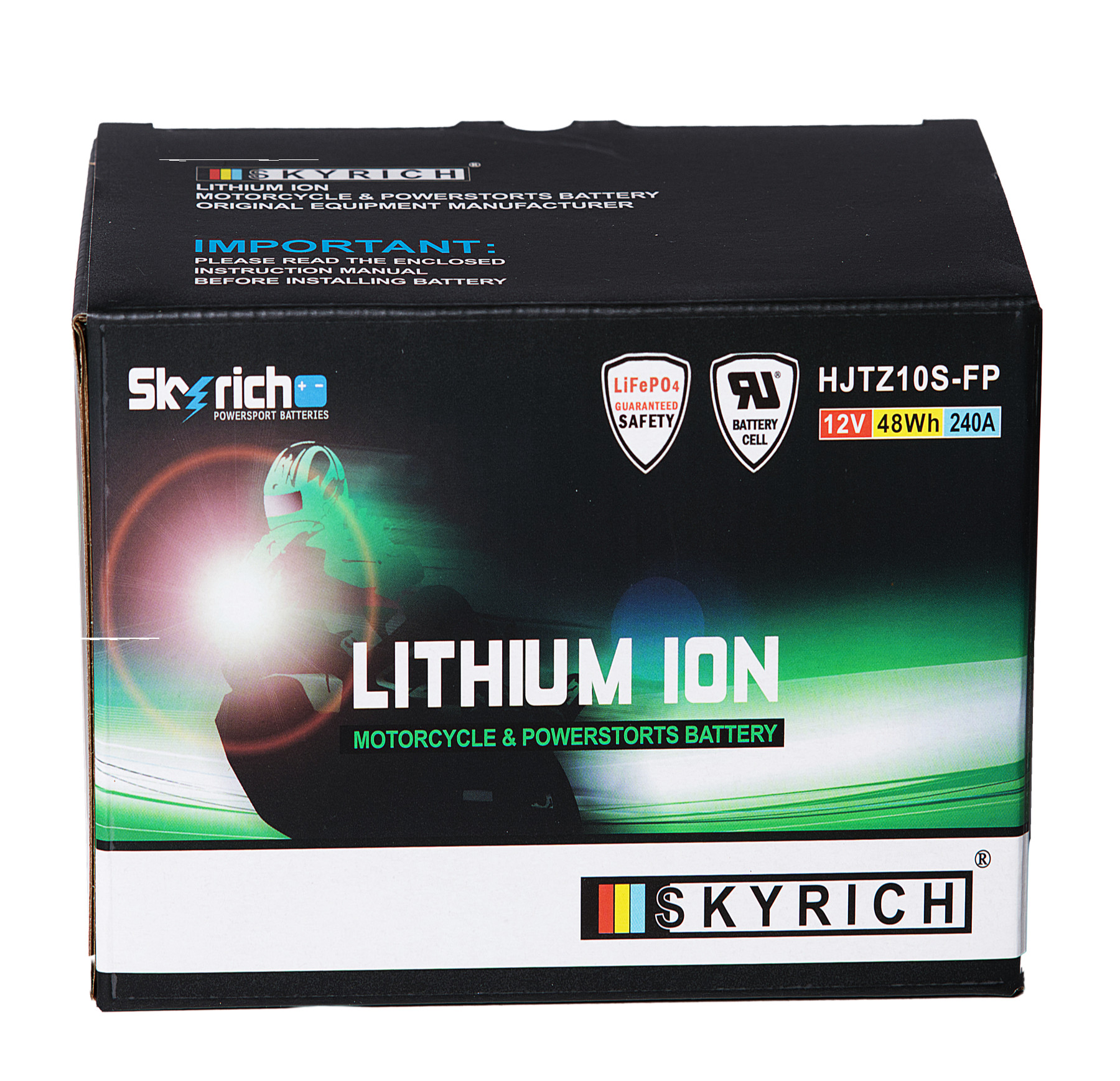 Batterie SKYRICH HJTZ10S-FP [150x87x93] 12,8V/4AH (10 Std.), 48Wh, CCA: 240