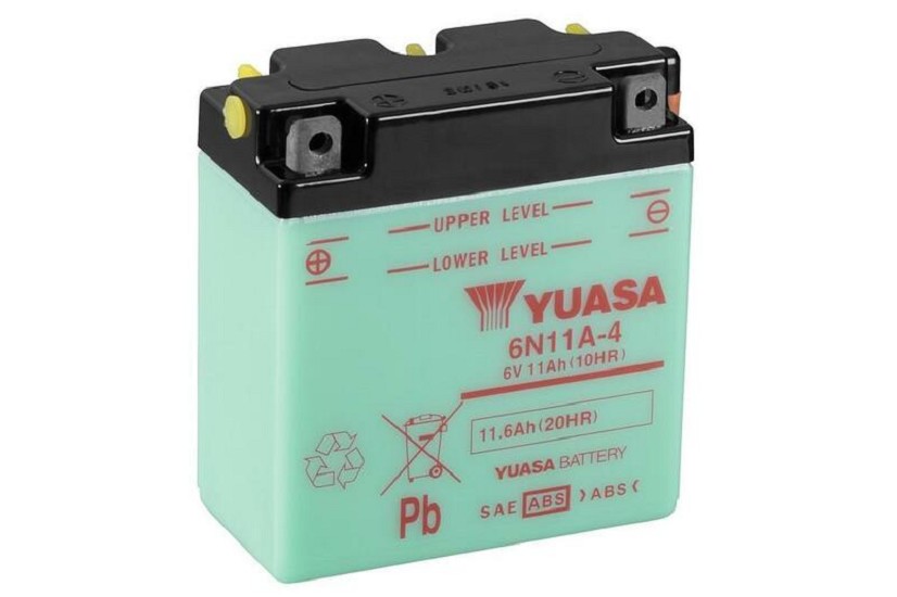 YUASA Blei/Säure Batterie ohne Säurepack - 6N11A-4 YUASA Blei/Säure Batterie ohne Säurepack - 6N11A-4