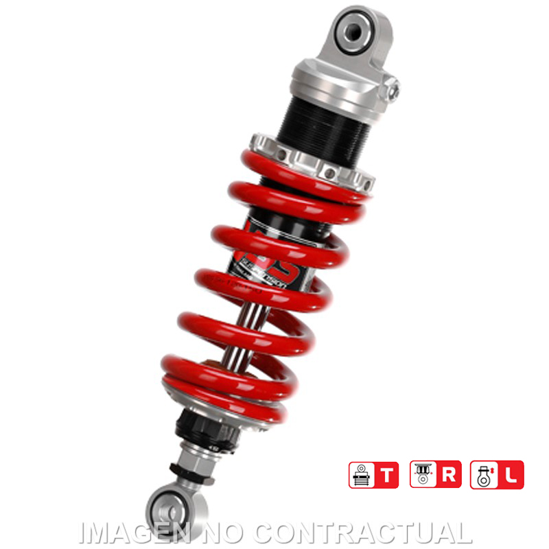 Federbein Z456-Serie Mono hinten passend für DUCATI Monster 696 (08-14) MZ456-295TRL-18-85