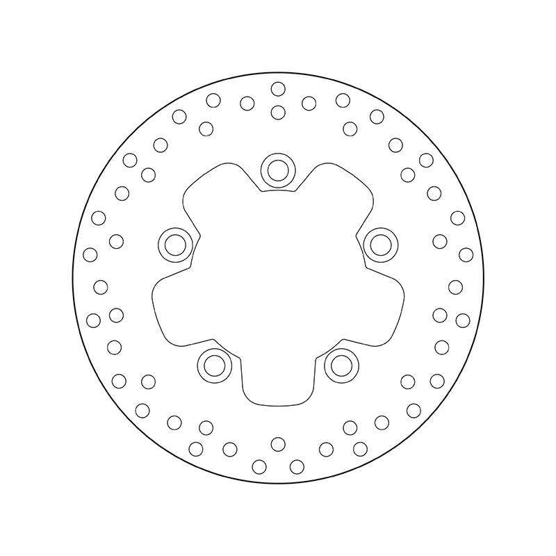 BREMBO Serie Oro rund starr Bremsscheibe