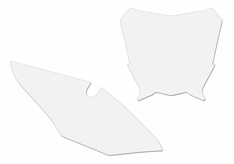 BLACKBIRD Startnummern-Untergründe weiss passend für Honda CRF450R
