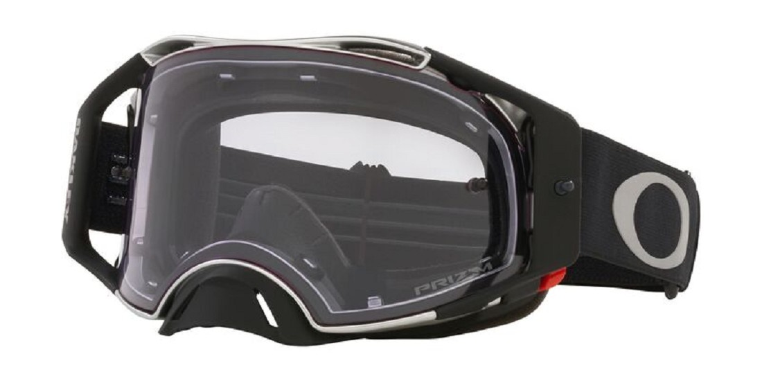 OAKLEY Airbrake MX Goggle - Tuff Blocks Black Gunmetal Prizm MX Low Light Lens OAKLEY Airbrake MX Goggle - Tuff Blocks Black Gunmetal Prizm MX Low Light Lens