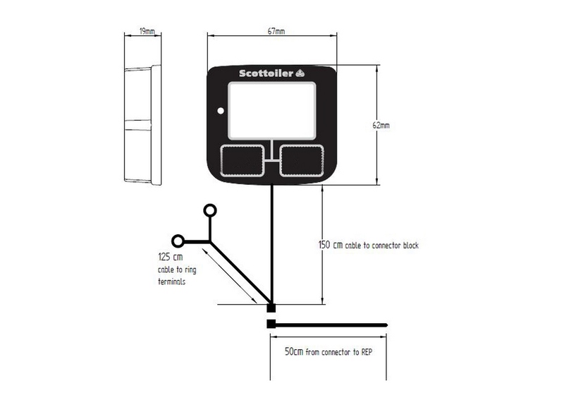 SCOTTOILER eSystem 3.1 Kettenöler + biologisch abbaubares grünes Schmiermittel
