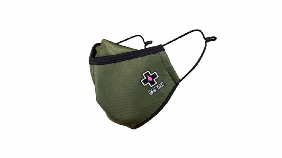 MUC-OFF Reusable Face Mask Green Size L