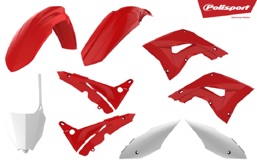 POLISPORT Plastik-Kit Restyle Originalfarbe passend für Honda