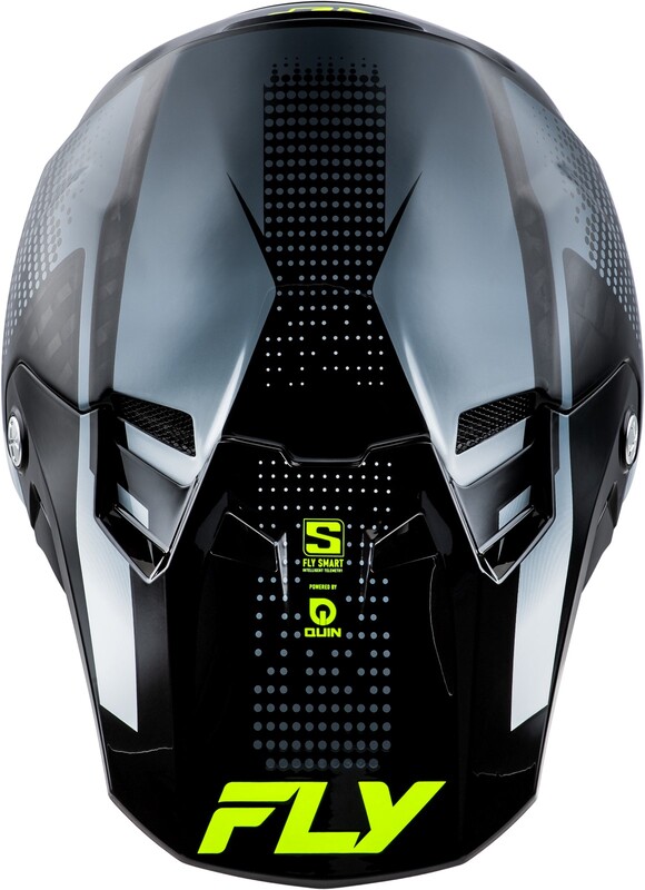 FLY RACING Formula S Carbon Protocol Helm - Schwarz Carbon/Grau/Hi-Vis FLY RACING Formula S Carbon Protocol Helm - Schwarz Carbon/Grau/Hi-Vis
