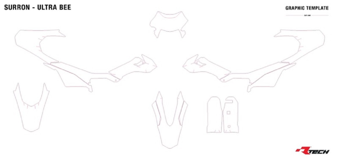 RACETECH Plastik Kit 6-teilig