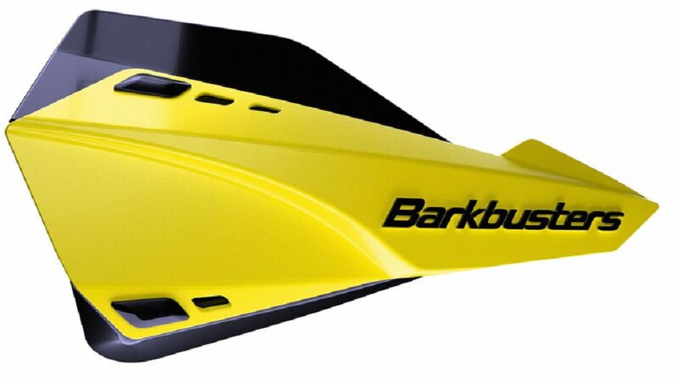 BARKBUSTERS Sabre Handschützer-Set Universalhalterung Gelb/Schwarz