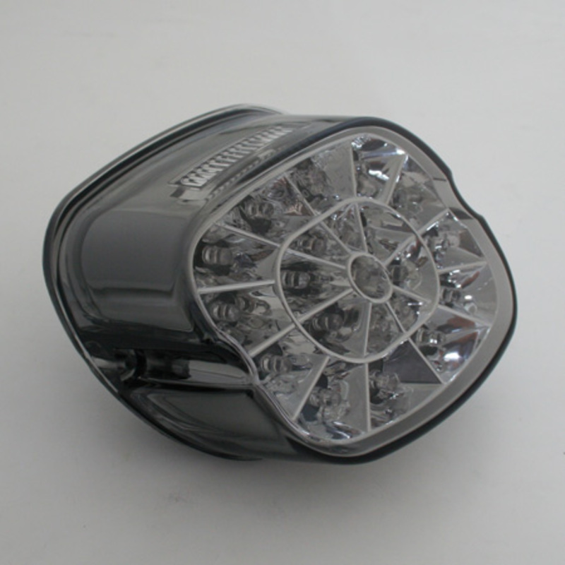 HIGHSIDER smart LED-Rücklicht, getöntes Glas und Chromreflektor, für viele HD-Modelle 1973-1998