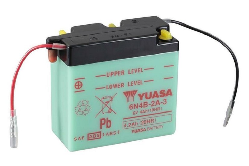 YUASA Blei/Säure Batterie ohne Säurepack - 6N4B-2A-3 YUASA Blei/Säure Batterie ohne Säurepack - 6N4B-2A-3