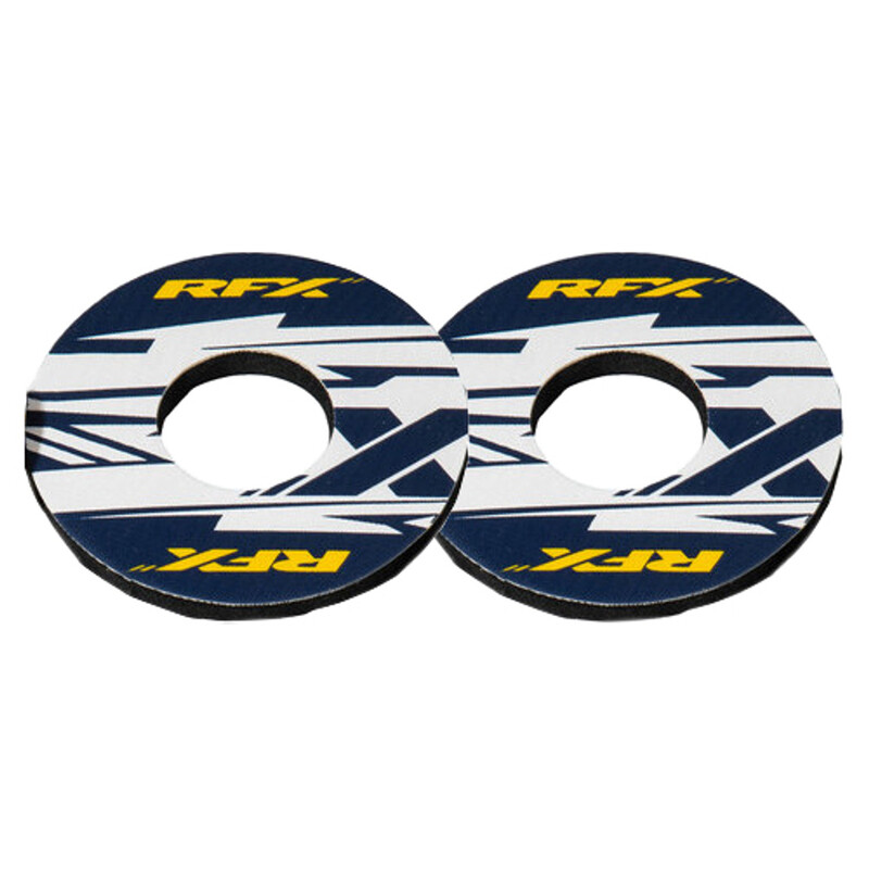 RFX Sport Griffscheiben (X Blau/Gelb) Paar RFX Sport Griffscheiben (X Blau/Gelb) Paar