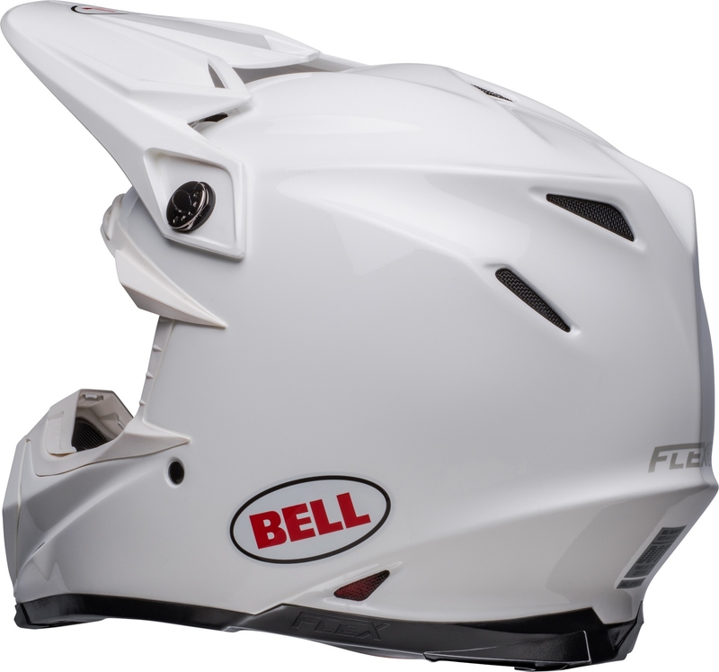 BELL Moto-9s Flex Solid Helm - Weiß