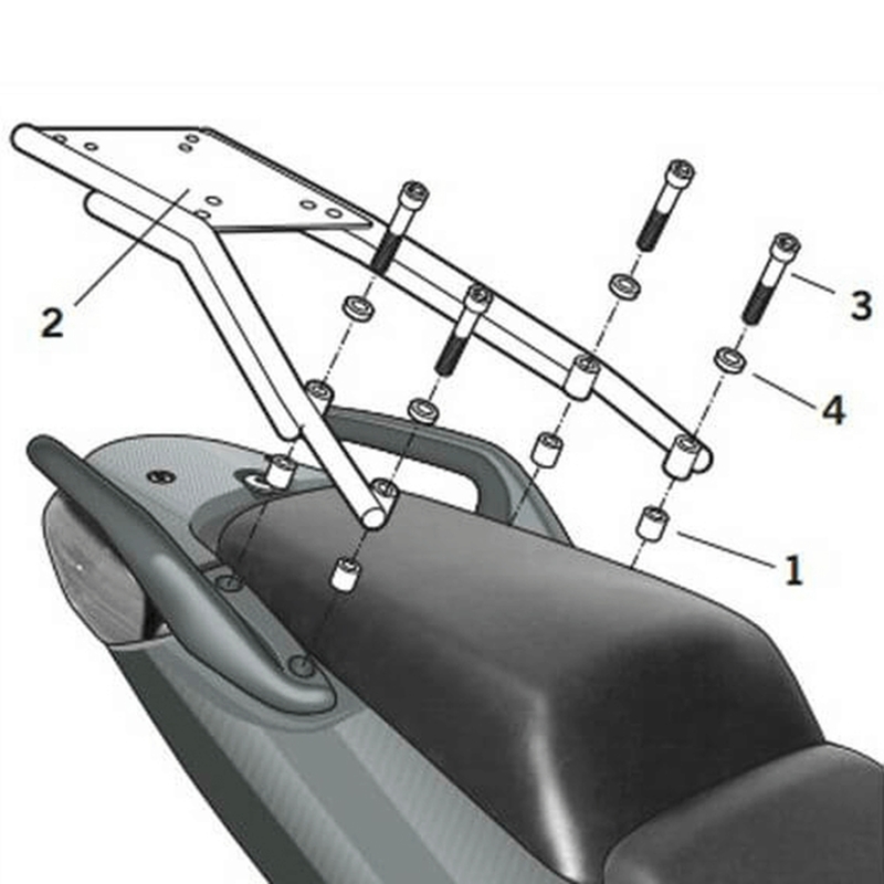 SHAD Top Master Montagesatz - passend für Honda