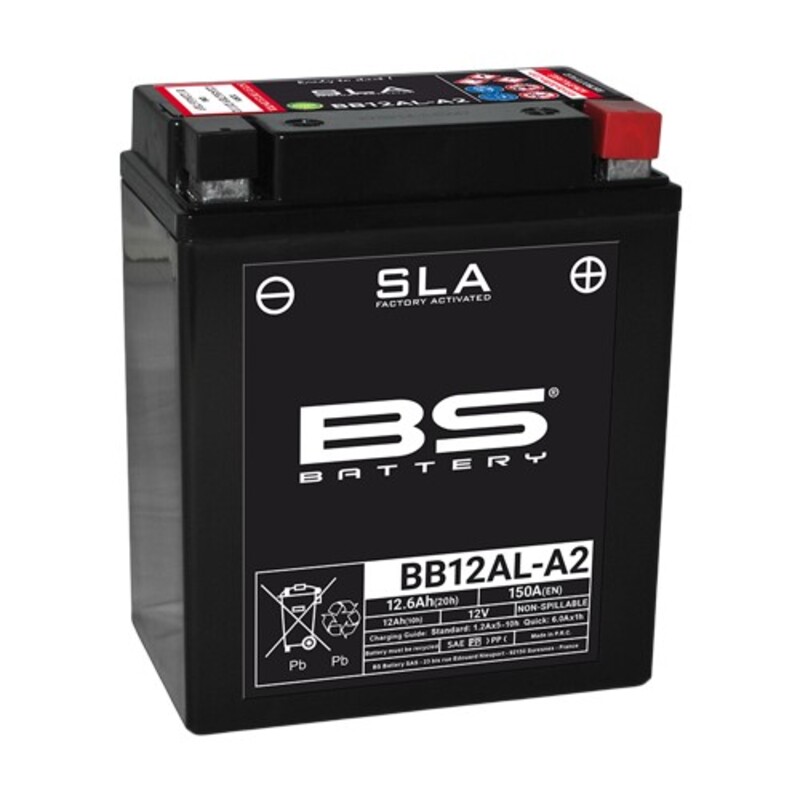 BS BATTERY SLA Wartungsfreie Batterie Werkseitig aktiviert - BB12AL-A2 BS BATTERY SLA Wartungsfreie Batterie Werkseitig aktiviert - BB12AL-A2