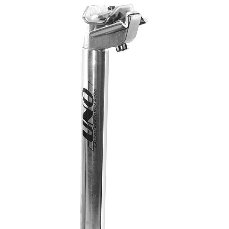 UNO TE 379 Bicycle Seatpost - 300mm Ø26.8 Silver UNO TE 379 Bicycle Seatpost - 300mm Ø26.8 Silver