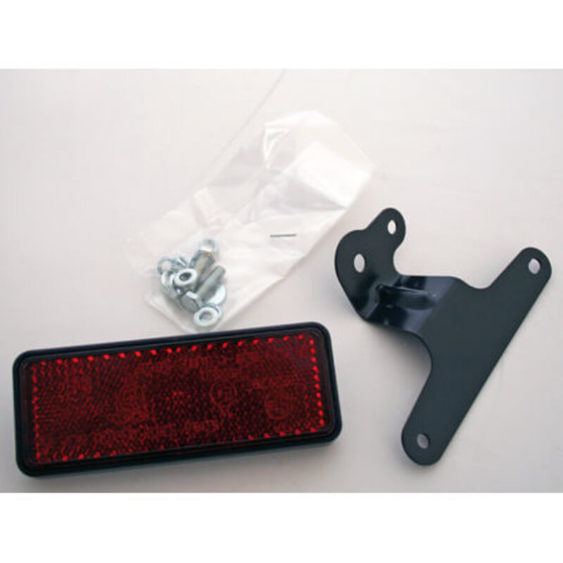 SHIN YO Rückstrahler mit Universalhalter, 91,5 x 36 mm SHIN YO Rückstrahler mit Universalhalter, 91,5 x 36 mm