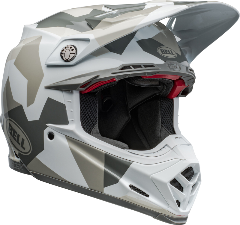BELL Moto-9S Flex Helm - Rover Gloss White Camo