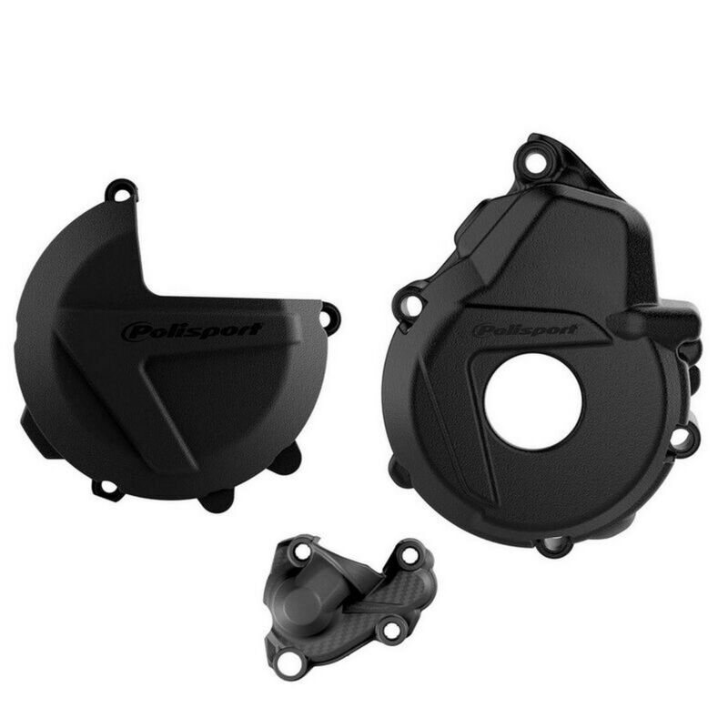 POLISPORT Kupplungs-, Zündungs- und Wasserpumpendeckelschutz Set - passend für KTM / Husqvarna POLISPORT Kupplungs-, Zündungs- und Wasserpumpendeckelschutz Set - passend für KTM / Husqvarna