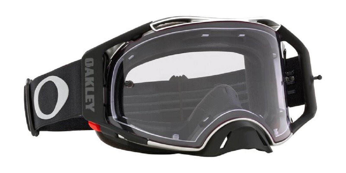 OAKLEY Airbrake MX Goggle - Tuff Blocks Black Gunmetal Prizm MX Low Light Lens