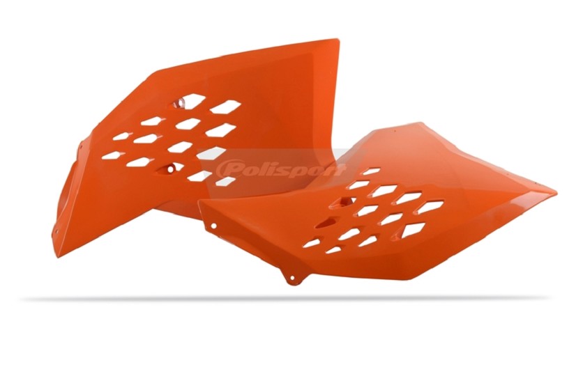 POLISPORT Kühlerspoiler seitlich passend für KTM SX EXC 07-10 Orange