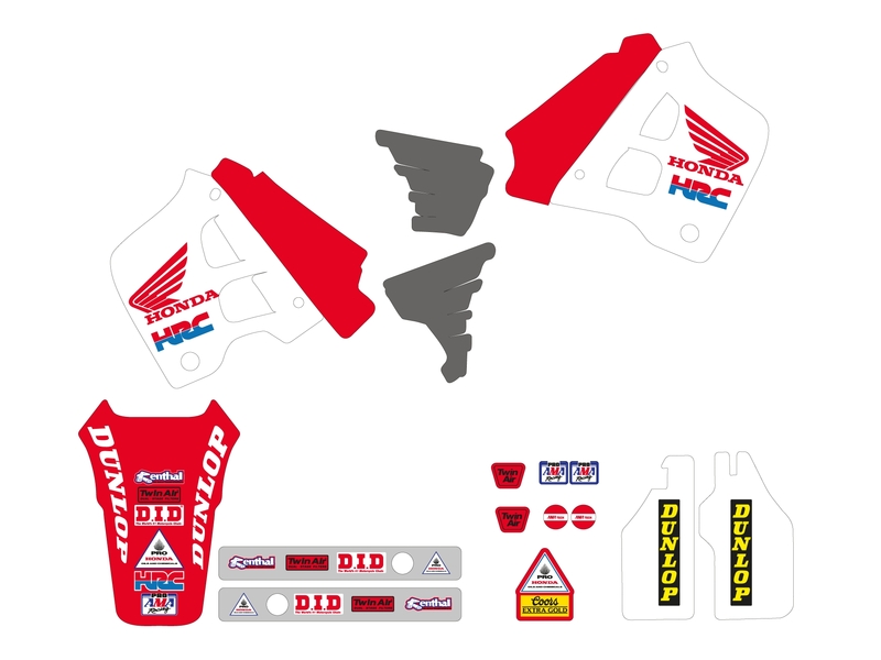 TECNOSEL Complet Set Team passend für Honda USA 1991